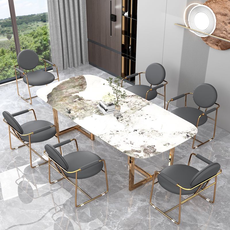 Scandinavian Style Upholstered Arm Side Chairs Open Back Dining Side Chairs (Set of 2) Clearhalo ' kitchen&dining_furn' 'Dining Chairs' 'Dining Tables & Seating' 'dining_chair' 'furn' 'furn_dining_chair' 'Furniture' 'furniture_dining_chair' 'Kitchen & Dining Furniture' 'kitchen' 1200x1200_27e0aa39-08a2-48e7-96ba-2951a93eb4d0