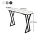 Stone Top Bar Table 42-inch Height Industrial Style Bistro Table for Restaurant Clearhalo 'Bar Furniture' 'Bar Tables' 'bar_tables' 'Furniture' 'furniture_bar_tables' 'Kitchen & Dining Furniture' 'kitchen&dining_furn' 'kitchen' 1200x1200_27e14fff-e655-4666-97b4-55841bdc0eba