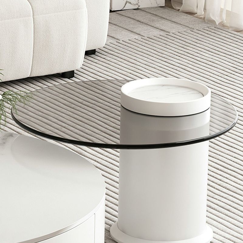 Slate Top Coffee Table Set Frame Cocktail Table with 2 Storage Drawers Clearhalo 'Coffee & Accent Tables' 'Coffee Tables' 'coffee_tables' 'furn' 'furn_coffee_tables' 'Furniture' 'Living Room Furniture' 1200x1200_27e41777-6f0d-4387-ab68-0a9f5f4dbd57