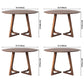 Modern Round Shape Solid Wood Dining Table Kitchen Standard Dining Table with Double Pedestal Clearhalo ' dining_table' 'Dining Tables & Seating' 'Dining Tables' 'furn' 'furn_dining_table' 'Furniture' 'furniture_dining_table' 'Kitchen & Dining Furniture' 'kitchen&dining_furn' 'kitchen' 'kitchen_dining_table' 1200x1200_27e5d948-fc28-4181-b5a6-f859b08e705e