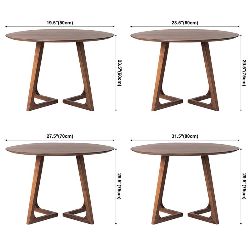 Modern Round Shape Solid Wood Dining Table Kitchen Standard Dining Table with Double Pedestal Clearhalo ' dining_table' 'Dining Tables & Seating' 'Dining Tables' 'furn' 'furn_dining_table' 'Furniture' 'furniture_dining_table' 'Kitchen & Dining Furniture' 'kitchen&dining_furn' 'kitchen' 'kitchen_dining_table' 1200x1200_27e5d948-fc28-4181-b5a6-f859b08e705e
