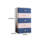 Modern Style Non-Hanging Armoire Plastic Storage Cabinet with Drawers