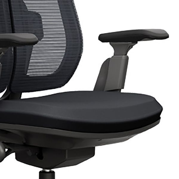 Silla ergonómica moderna para oficina en casa, silla giratoria con brazos ajustables