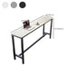 Industrial Bar-height Table Stone Top Pub Table with Black Base Clearhalo 'Bar Furniture' 'Bar Tables' 'bar_tables' 'furn' 'furn_bar_tables' 'Furniture' 'Kitchen & Dining Furniture' 1200x1200_27ea4940-1440-4c10-90f4-2d9ebf406284