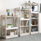 Etagere Contemporary Bookcase Wooden Bookshelf with Rectangular Shelves