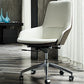 Faux Leather Office Chair Contemporary Nylon Desk Chair in White Clearhalo 'furn' 'furn_office_chair' 'Furniture' 'Office Chairs' 'Office Furniture' 'office_chair' 1200x1200_27ee6356-11fc-4c22-b5c6-2869ad6bf184