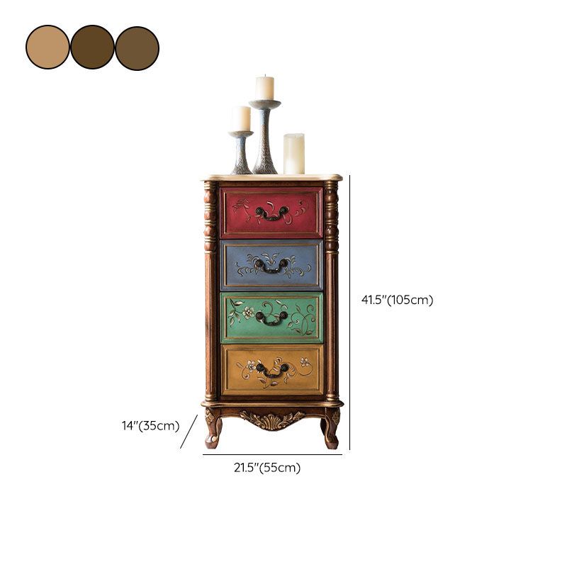 Traditional Vertical Lingerie Chest Rubber Wood Storage Bachelor Chest for Bedroom Clearhalo 'Bedroom Furniture' 'Dressers & Chests' 'dressers_chests' 'furn' 'furn_dressers_chests' 'Furniture' 1200x1200_27ef2ef5-31a2-410e-8630-890d9fb72b0a