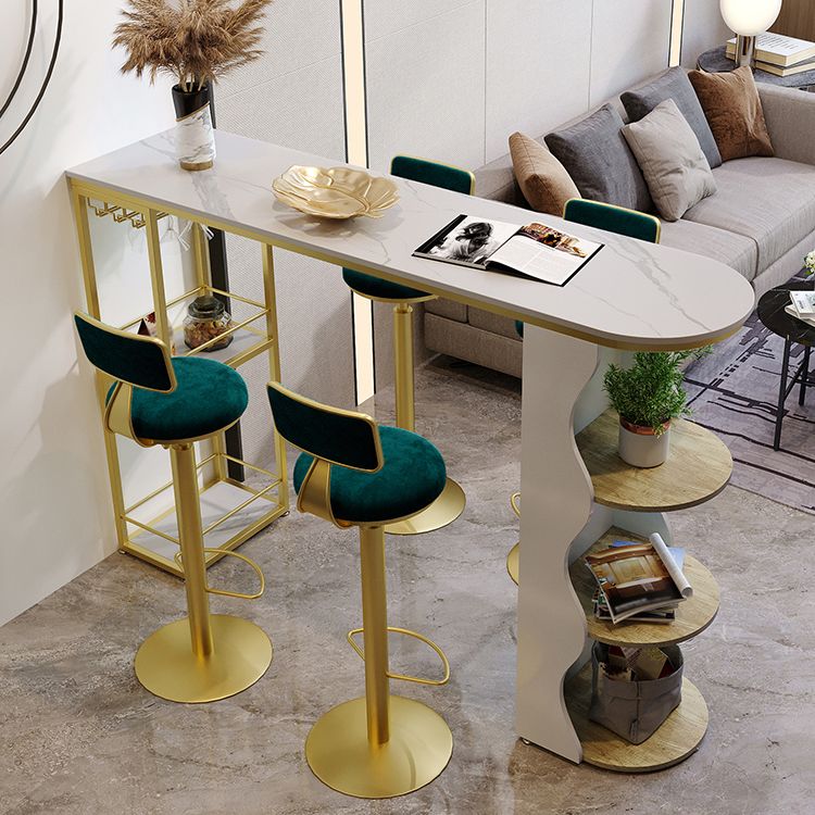 Tavolo da pranzo in pietra in pietra bianca tavolo da pranzo tradizionale bar di lusso con base a slitta