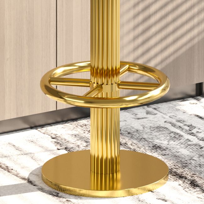 Glam gouden benen Barkrukken woonkamer gestoffeerde draaikruk