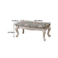 13.8" W Victorian Wood Seating Bench Cushioned Entryway Bench Clearhalo 'Benches' 'Chairs & Seating' 'furn' 'furn_benches' 'Furniture' 'Living Room Furniture' 1200x1200_27f1b719-96d3-491c-8f82-10dd685a5c17