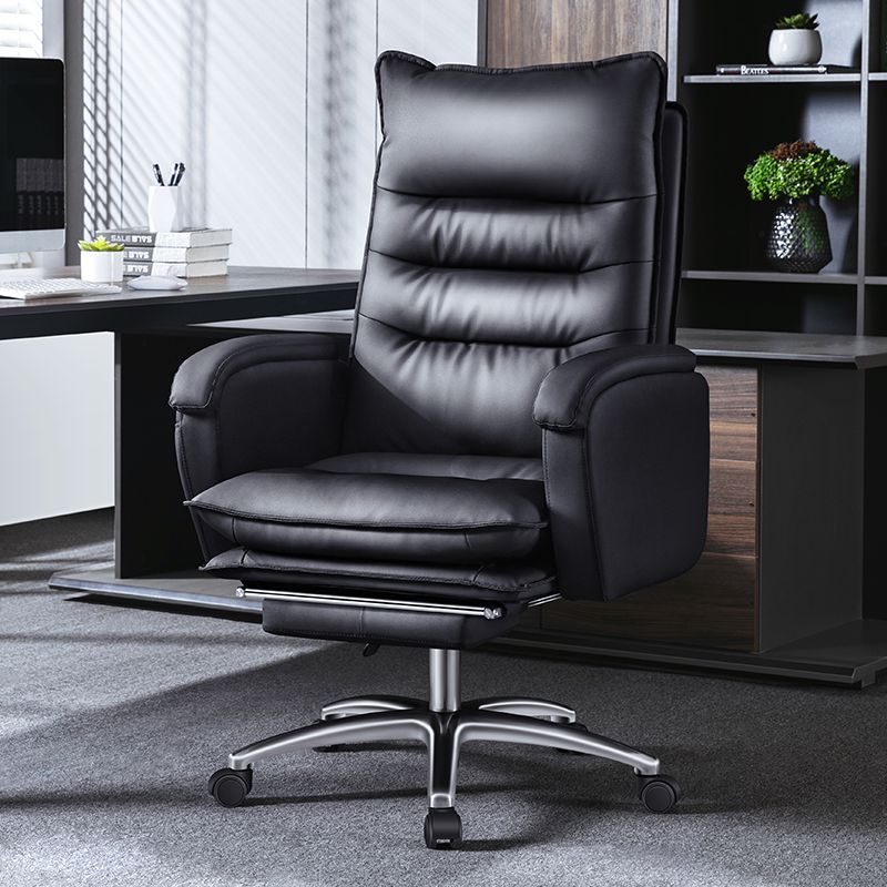 Schwenkbar armloser gepolsterter Bürostuhl Ergonomic High Back Manager Chair Stuhl