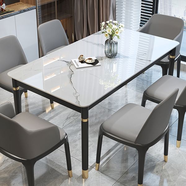 Solid Wood Modern Rectangle Dining Table Sintered Stone Table for Dining Room and Kitchen Clearhalo ' dining_table' 'Dining Tables & Seating' 'Dining Tables' 'furn' 'furn_dining_table' 'Furniture' 'furniture_dining_table' 'Kitchen & Dining Furniture' 'kitchen&dining_furn' 'kitchen' 'kitchen_dining_table' 1200x1200_27f204c6-c9e6-45e2-9211-7646dd5c7f0f