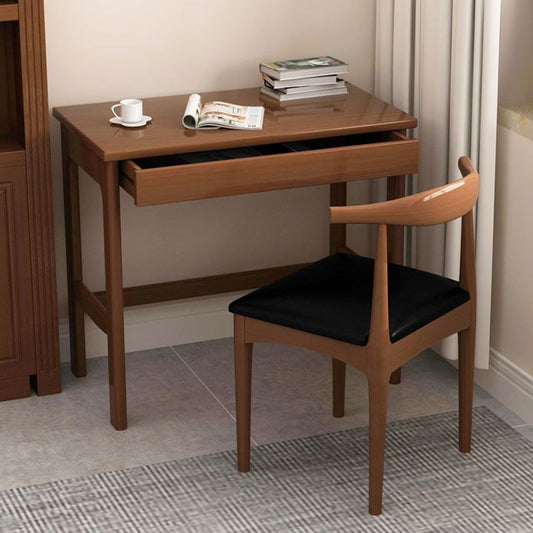 H-shaped Base Office Desk Modern Bedroom Solid Wood Task Desk with Drawer Clearhalo 'furn' 'furn_office_desk' 'Furniture' 'Office Desks' 'Office Furniture' 'office_desk' 1200x1200_27f25590-3097-49e1-b145-e4f07cce0764