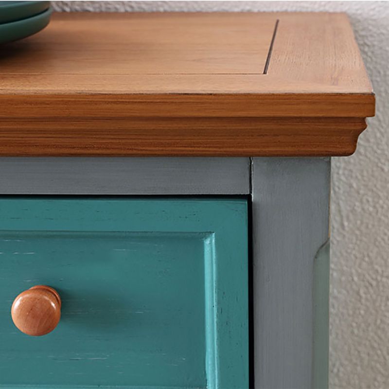 Tradizionale torace in legno in legno in legno cassa di stoccaggio con multi