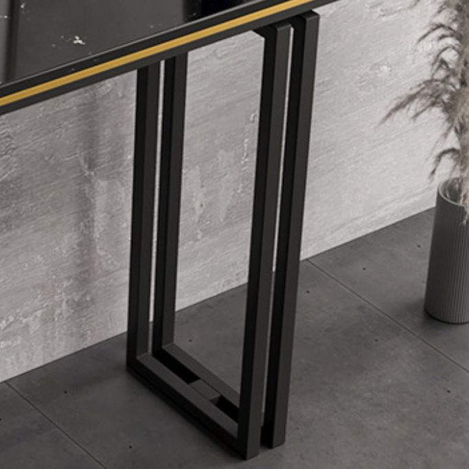 Sled Basic Console Table with Rectangle Top Sofa Console Table Clearhalo 'Console Tables' 'console_tables' 'Entry & Mudroom Furniture' 'furn' 'furn_console_tables' 'Furniture' 1200x1200_27f2eaca-951c-4e33-8d6c-d98a853d9780