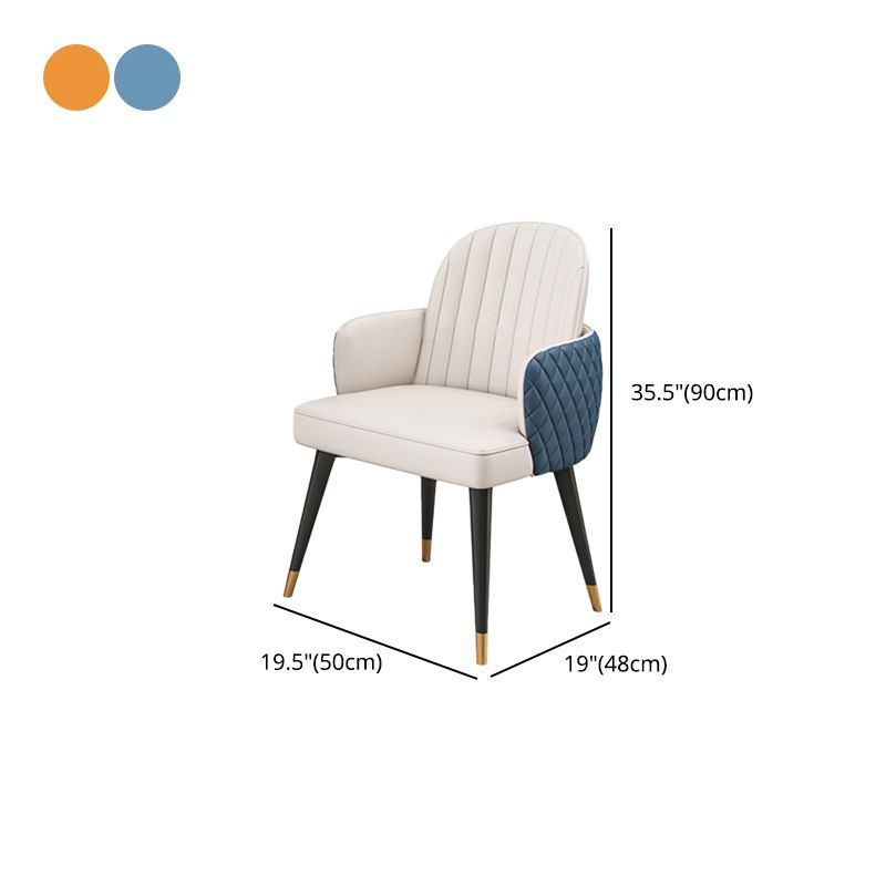 Glam 1/2/3/4/5 Pieces Dinette Set with White Sintered Stone Top Round Dining Table Set Clearhalo 'Dining Room Sets' 'Dining Tables & Seating' 'dining_room_set' 'furn' 'furn_dining_room_set' 'Furniture' 'furniture_dining_room_set' 'Kitchen & Dining Furniture' 1200x1200_27f5cadf-5d61-4d56-85bc-9608f31fa6bf