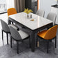 Stone Dining Room Collection Midcentury Style Rectangle 4 Legs Dining Table for Home Clearhalo ' dining_table' 'Dining Tables & Seating' 'Dining Tables' 'furn' 'furn_dining_table' 'Furniture' 'furniture_dining_table' 'Kitchen & Dining Furniture' 'kitchen&dining_furn' 'kitchen' 'kitchen_dining_table' 1200x1200_27f67367-f979-4cd3-a6b4-0ad3d9733e00