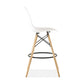 Modern Living Room Counter Stool Colorful Simple Stool with Wood Base Clearhalo 'Bar Furniture' 'Bar Stools' 'bar_stools' 'furniture_bar_stools' 'Kitchen & Dining Furniture' 'kitchen&dining_furn' 'kitchen' 'kitchen_furn' Furniture' 1200x1200_27f6cf69-c285-4704-8138-38136ff35fc8