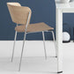 Modern Chair Dining Armless Open Back Chair for Kitchen with Metal Legs Clearhalo 'Dining Chairs' 'Dining Tables & Seating' 'dining_chair' 'furn' 'furn_dining_chair' 'Furniture' 'furniture_dining_chair' 'Kitchen & Dining Furniture' 1200x1200_27f81722-c7e5-4b05-9070-b668e4da20fa