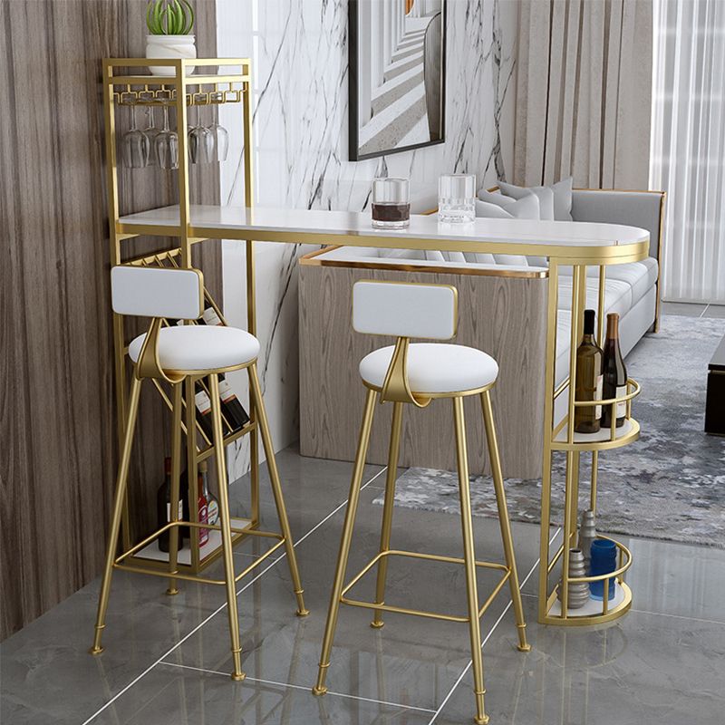 Specialty Pub Table Glam Bar Height Bar Table for Indoor Use Clearhalo 'Bar Furniture' 'Bar Tables' 'bar_tables' 'furn' 'furn_bar_tables' 'Furniture' 'Kitchen & Dining Furniture' 1200x1200_27f9029a-63f2-4c1b-b036-6a017307d9f0