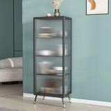 Industrial Rectangle Cabinet Glass Water Resistant Storage Cabinet Clearhalo 'Cabinets & Chests' 'cabinets_chests' 'furn' 'furn_cabinets_chests' 'Furniture' 'Living Room Furniture' 1200x1200_27f968a2-042b-4ba3-a4fb-f90118acbafb