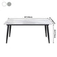 Industrial Sintered Stone Dining Table Carbon Steel Base Rectangle Table for Home Clearhalo ' dining_table' 'Dining Tables & Seating' 'Dining Tables' 'furn' 'furn_dining_table' 'Furniture' 'furniture_dining_table' 'Kitchen & Dining Furniture' 'kitchen&dining_furn' 'kitchen' 'kitchen_dining_table' 1200x1200_27fefb89-1cd8-4ae5-9223-a7cbc9cbeac5