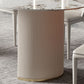 Metal Traditional Luxury Oval Dining Table Sintered Stone Table for Dining Room Clearhalo ' dining_table' 'Dining Tables & Seating' 'Dining Tables' 'furn' 'furn_dining_table' 'Furniture' 'furniture_dining_table' 'Kitchen & Dining Furniture' 'kitchen&dining_furn' 'kitchen' 'kitchen_dining_table' 1200x1200_2802f239-cc90-496b-8cde-f356d1596c3b