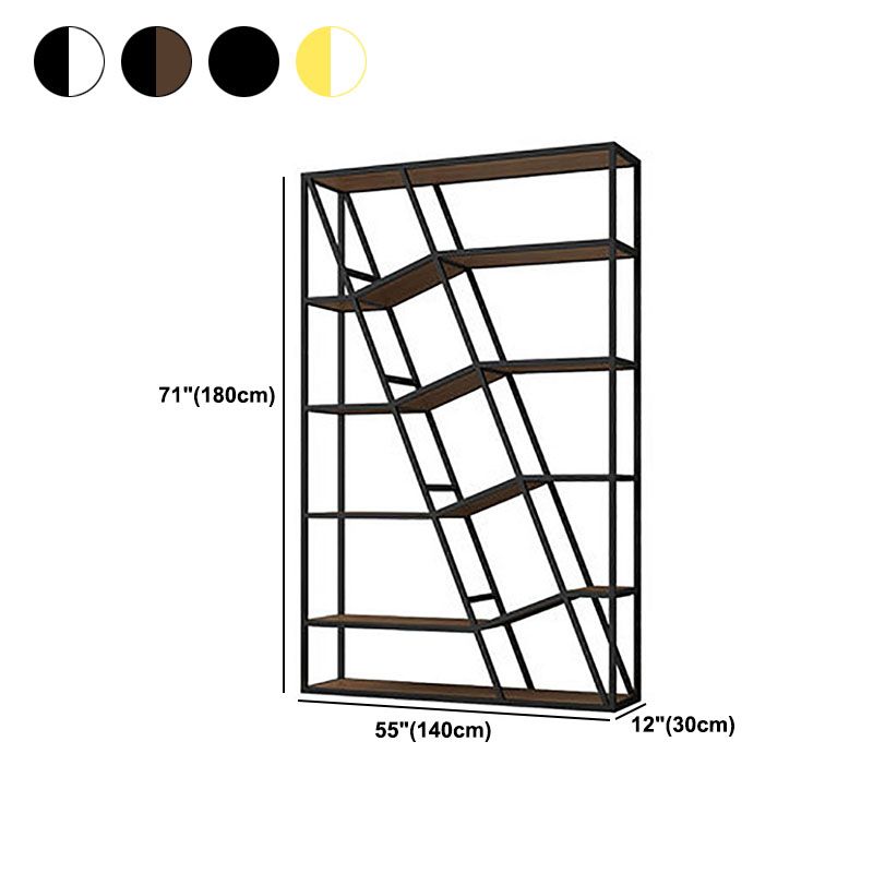 11.81"W Bookcase Glam Style Open Back Bookcase for Study Room Home Office Clearhalo 'Bookcases' 'furn' 'furn_bookcases' 'Furniture' 'furniture_bookcases' 'kitchen' 'kitchen_bookcases' 'Living Room Furniture' 'Office Furniture' 1200x1200_28031688-d635-4342-b7c4-77c7301c8fa4