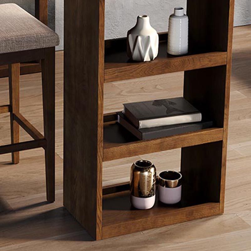 Ash houten bovenste balk tafel eigentijdse staaftafel met houten opbergrek