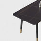 Table de salle à manger en pierre rectangulaire de meubles de simplicité pour salle à manger