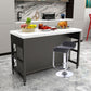 Rolling Industrial Kitchen Island Table Stone Kitchen Island Table