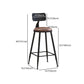 Industrial Style Barstool Indoor Metal 4 Legs Bar Stool for Coffee Shop Clearhalo 'Bar Furniture' 'Bar Stools' 'bar_stools' 'furn' 'furn_bar_stools' 'furniture_bar_stools' 'Kitchen & Dining Furniture' 'kitchen&dining_furn' 'kitchen' 'kitchen_furn' Furniture' 1200x1200_280b4a57-387f-4b3e-9ddc-085ea48f4ad4