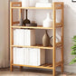 Etagere Bücherregal Bamboo Open Back Regal Bücherregal für den Studienraum