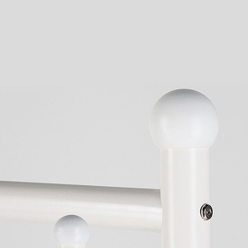 Appendiabiti metallici contemporanei in piedi per scaffalatura con ganci per cappotto