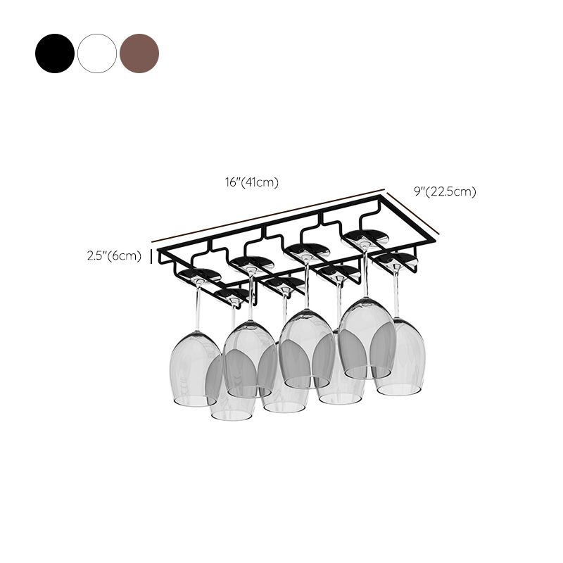 モダンハンギングワイングラスラックメタルガラス＆ステムウェアホルダー