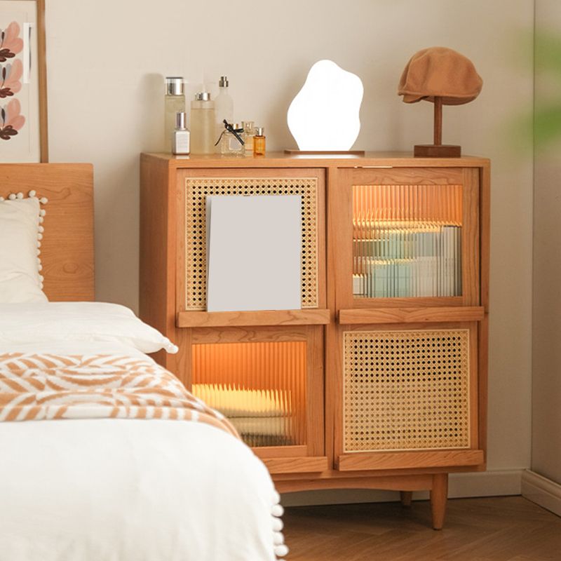 Sideboard in legno Stile moderno Minimalista Casa Rettangolare Sideboard Tavolo con porta