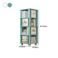 Geometric Closed Back Bookshelf Nordic Rotatable Study Room Bookcase