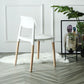Plastic Dining Chairs Contemporary Open Back Dining Side Furniture in Matte Finish Clearhalo 'Dining Chairs' 'Dining Tables & Seating' 'dining_chair' 'furn' 'furn_dining_chair' 'Furniture' 'Kitchen & Dining Furniture' 1200x1200_28168586-c904-45a1-8862-9804df0edf98