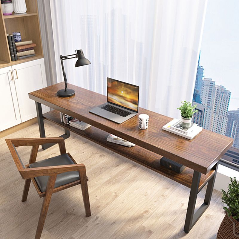 Solid Wood Office Desk Contemporary Style Writing Desk for Home and Office Clearhalo 'furn' 'furn_office_desk' 'Furniture' 'Office Desks' 'Office Furniture' 'office_desk' 1200x1200_28183062-af4c-44ed-813b-d6946698b7e7