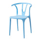 Modern Style Stackable Chair Dining Armless Chair with Plastic Legs for Kitchen Clearhalo 'Dining Chairs' 'Dining Tables & Seating' 'dining_chair' 'furn' 'furn_dining_chair' 'Furniture' 'furniture_dining_chair' 'Kitchen & Dining Furniture' 1200x1200_281a8cb5-c8e2-44c7-91f6-506ad5769531