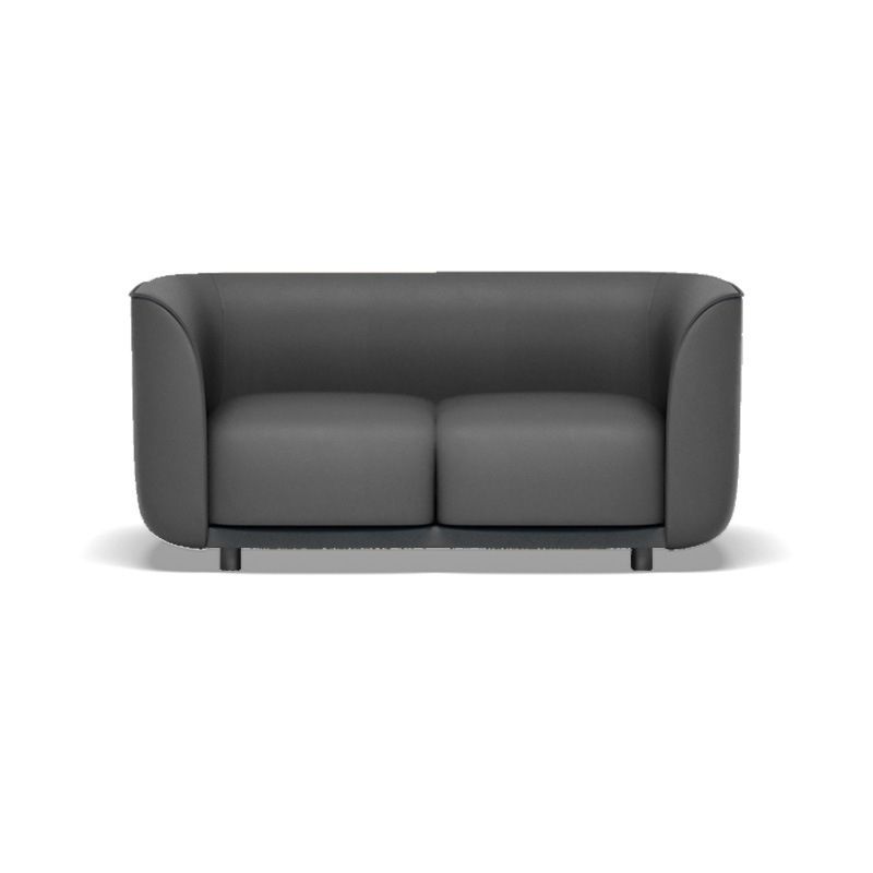 Kunstledertuxedo Armsofa zeitgenössischer, enger Rückenstandard -Sofa