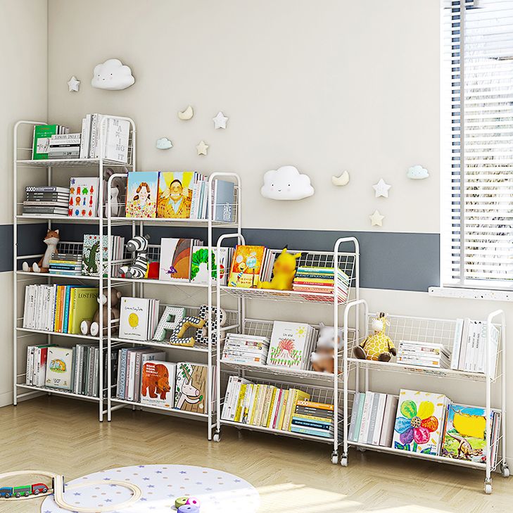 Modern Style Etagere Bookshelf Open Back Metal Bookcase for Home Clearhalo 'Bookcases' 'furn' 'furn_bookcases' 'Furniture' 'furniture_bookcases' 'Office Furniture' 1200x1200_281bea42-df67-4b55-a21a-3b595a4483f0