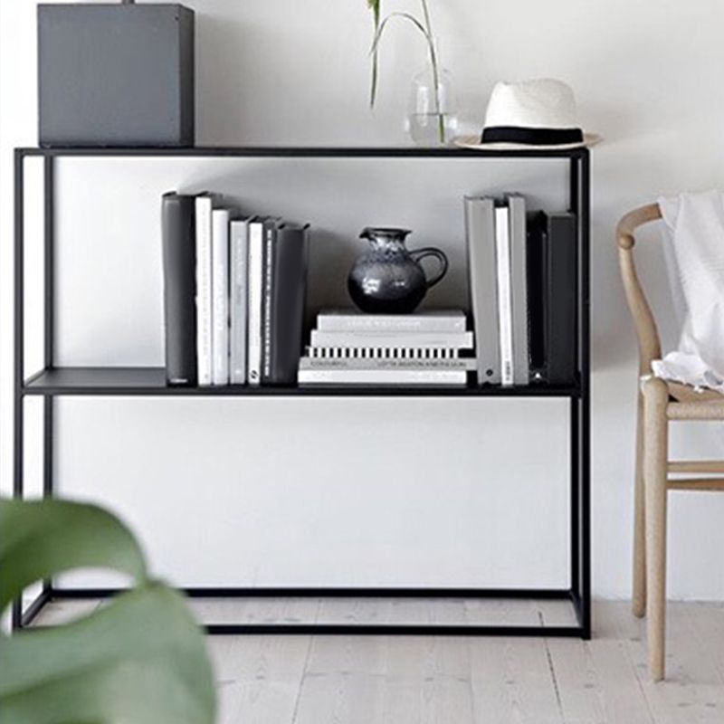 Minimalist Open Etagere Bookcase with Metal Rectangular Shelves Bookcase Clearhalo 'Bookcases' 'furn' 'furn_bookcases' 'Furniture' 'furniture_bookcases' 'kitchen' 'kitchen_bookcases' 'Living Room Furniture' 'Office Furniture' 1200x1200_281c2e70-4329-4c84-b707-4f040e0428ab