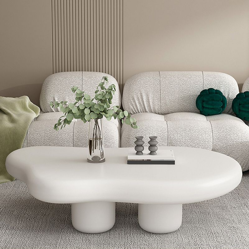 Free Form Coffee Table Scandinavian Wooden Cocktail Table with 4 Legs Clearhalo 'Coffee & Accent Tables' 'Coffee Tables' 'coffee_tables' 'furn' 'furn_coffee_tables' 'Furniture' 'Living Room Furniture' 1200x1200_281d8a73-38a7-4317-b68c-71fbab1cdf4c
