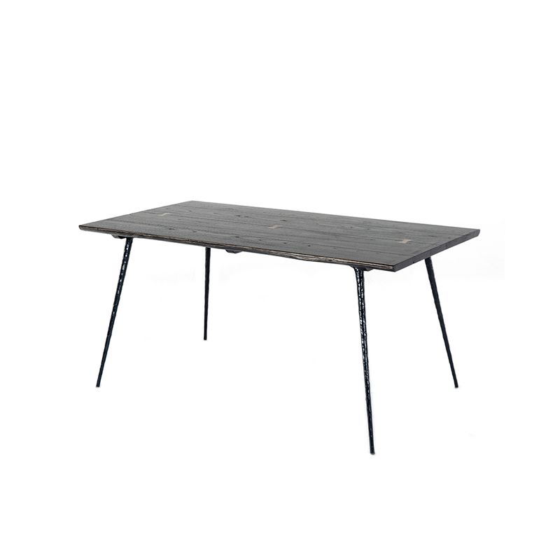 Industrial Dining Table Rectangle Wood Dinner Table for Dining Room Clearhalo 'Dining Tables & Seating' 'Dining Tables' 'dining_table' 'furn' 'furn_dining_table' 'Furniture' 'Kitchen & Dining Furniture' 1200x1200_281e447c-9e6a-4e89-b193-a06aae276b4d