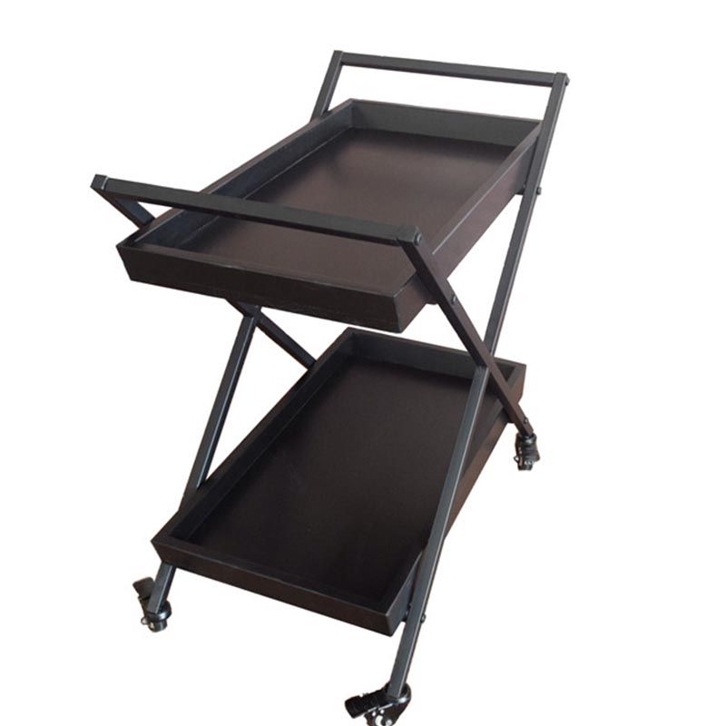 27.56 "H ROLLING TABLE DE PREP moderne Table de préparation rectangulaire en bois pour usage domestique