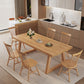 Simplicity Style Dinette Table Rectangle Solid Wood Dinner Table in Brown Clearhalo 'Dining Tables & Seating' 'Dining Tables' 'dining_table' 'furn' 'furn_dining_table' 'Furniture' 'Kitchen & Dining Furniture' 1200x1200_281f1d0a-baac-4a6c-9ae3-99d6c8c4fb75