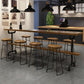 Industrial Wood Bar Set Wood 1/2/4/7/9 Pieces Rectangle Trestle Bistro Set in Natural Clearhalo 'Bar Furniture' 'furn' 'furn_home_bar_bar_sets' 'Furniture' 'Home Bars & Bar Sets' 'home_bar_bar_sets' 'Kitchen & Dining Furniture' 1200x1200_2823a7cb-161b-4850-b62d-1a50c089d697