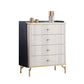 15.6" Width Classic Glam Storage Chest Stone Storage Chest Dresser