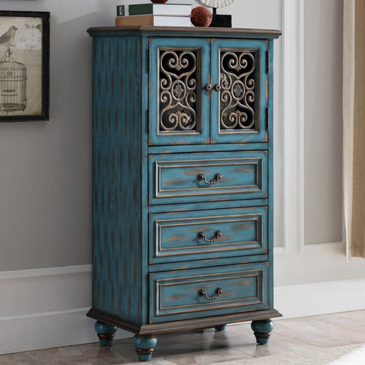 15.6-inch Width Solid Wood Storage Chest Traditional Dresser